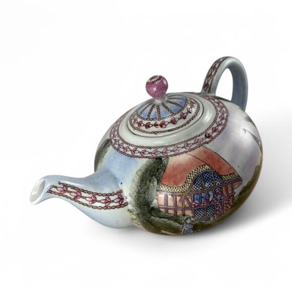 Ashby’s Collector’s Edition Hand-Painted Teapot – Cottage Scene - Picture 15 of 16